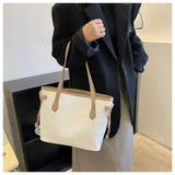 Large Capacity Bag Women's New Trendy and High-end Tote Bag Women's Summer Versatile Handheld Single Shoulder Commuting Bag