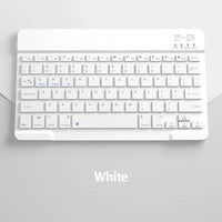 10 inch Wireless Keyboard for iPad Pro 11 Air 5 4 3 5th 6th 8th Rechargeable Keyboard with Mouse for Xiaomi Huawei Samsung