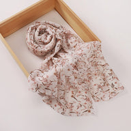 Newest Floral Printed Chiffon Scar