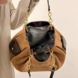 Vintage Letter Y2k Handbag Women Gothic Large Capacity Casual Crossbody Bag Purse Female Harajuku Aesthetic The Tote Bag