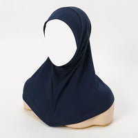 Muslim Women Instant Hijab Prayer Full Cover Chemo Cap One Piece Amira Scarf Shawls Veil Islamic Ramadan Khimar Turban Headwrap