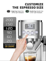 Cafelffe 3in1 Automatic Coffee machine cafeteria Cappuccino Latte Espresso maker Fully Automatic Milk Froth Stainless Steels