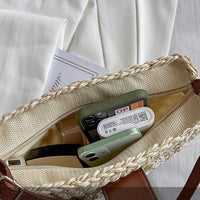 Summer Straw Bag - Fashion Semicircle