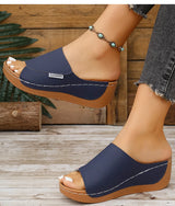 Women's Sandals Casual Heels Sandals Summer Woman Shoes Luxury Slippers Heeled Sandals Wedges Shoes Summer Footwear Women 2025