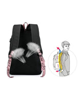 Usb School Bags For Girls Casual Backpack Teenagers Children Bookbags Large Capacity Middle High College Teen Schoolbag
