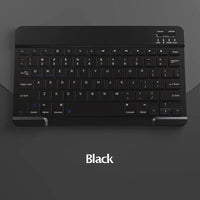 10 inch Wireless Keyboard for iPad Pro 11 Air 5 4 3 5th 6th 8th Rechargeable Keyboard with Mouse for Xiaomi Huawei Samsung