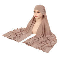 Crystal Hemp Women's Hijab Solid