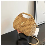 Wicker Rattan Summer Bag