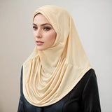 Muslim Women Instant Hijab Prayer Full Cover Chemo Cap One Piece Amira Scarf Shawls Veil Islamic Ramadan Khimar Turban Headwrap