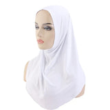 Muslim Women Instant Hijab Prayer Full Cover Chemo Cap One Piece Amira Scarf Shawls Veil Islamic Ramadan Khimar Turban Headwrap