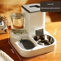 Automatic Cat Dog Feeder Drinking Fountain Water Dispenser Auto Food Bowl Pet Supplies For Dogs Cats