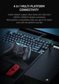 BIGBIG WON ARMOR-X Pro Rear Paddle Adapter For Xbox Series X/S Controller Back Button Attachment Extension Keys For NS Switch