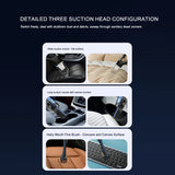 USB Charging Handheld Cordless Vacuum Cleaner 120W Portable Car Vacuum Cleaner Powerful Suction for Car Home Office Pet Hair