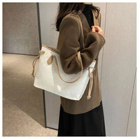 Large Capacity Bag Women's New Trendy and High-end Tote Bag Women's Summer Versatile Handheld Single Shoulder Commuting Bag