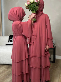 Vestidos Muslim women Chiffon Abaya Long Hijab Dress Kimono Cardigan Ramadan Modest Robe Kaftan Africains Femme Evening Dresses