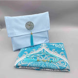 Ramadan Prayer Mat Sets Rug+tasbih +bag, Travel Worship Blanket Islamic Muslim Tasbih sejadah 70*110cm
