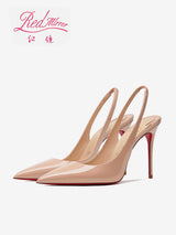 Naked color luxury women's shoes 2025 New Heels For Women Elegant High Heels Sexy Pointed Toe Heeled sandals Ladies Shoes Women