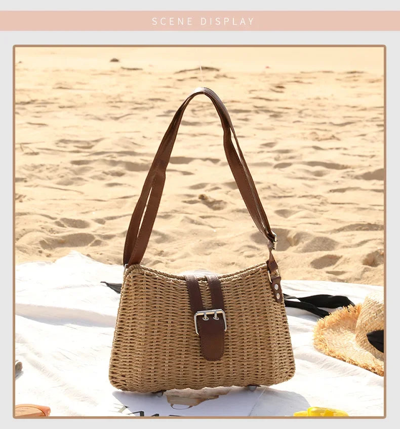 Straw Woven Handbag Summer