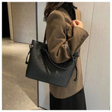 Large Capacity Bag Women's New Trendy and High-end Tote Bag Women's Summer Versatile Handheld Single Shoulder Commuting Bag