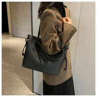 Large Capacity Bag Women's New Trendy and High-end Tote Bag Women's Summer Versatile Handheld Single Shoulder Commuting Bag