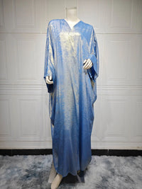 Shiny Party Abaya Ramadan Eid Batwing Satin Open Kimono Dubai Luxury Muslim Damen Abayas For Women Kaftan Dress Islamic Clothing