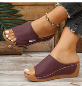 Women's Sandals Casual Heels Sandals Summer Woman Shoes Luxury Slippers Heeled Sandals Wedges Shoes Summer Footwear Women 2025