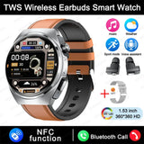 For Xiaomi New 2 in 1 Smart Watch With Earbuds Smartwatch TWS Bluetooth Earphone Heart Rate Blood Pressure Monitor Sports Watch