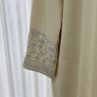 2024 New Embroidery Sleeve Dubai Abaya Middle East Türkiye Elegant Dress Party Gown Eid Ramadan Islam Women Muslim Clothing