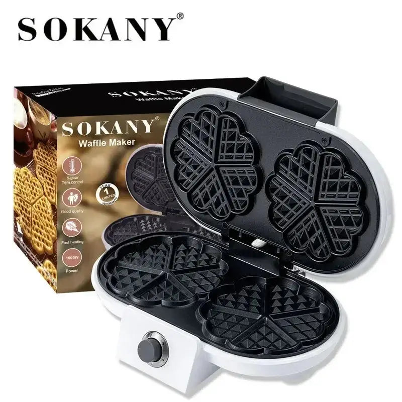 Houselin Belgian Waffle Maker, 4 Slices