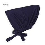 Muslim Inner Cap Hijab For Women Solid Underscarf Hijab Undercap Scarf Turban Hat Islamic Muslim Hijabs Ready To Wear Headcover