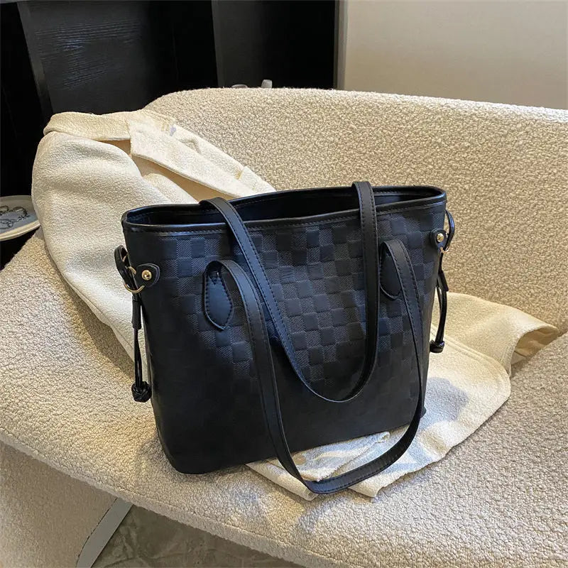 Large Capacity Bag Women's New Trendy and High-end Tote Bag Women's Summer Versatile Handheld Single Shoulder Commuting Bag