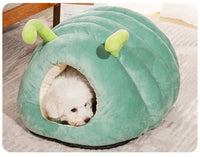 Winter Cozy Pet House Dogs Soft Nest Kennel Sleeping Cave Cat Dog Puppy Warm Thickening Tents Bed Nest Dog Nest Warm Plush Warm