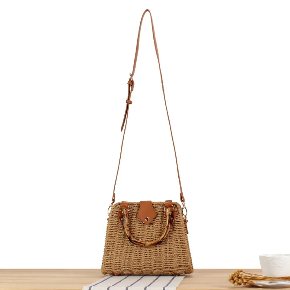 Boho Bamboo Shoulder Bag