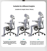 Ergonomic Chair Waist Support Office Chair 4D Armrest Computer Gaming Seat Lift Swivel Chair Home Furniture 3D Headrest