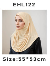 Muslim Women Instant Hijab Prayer Full Cover Chemo Cap One Piece Amira Scarf Shawls Veil Islamic Ramadan Khimar Turban Headwrap