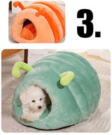 Winter Cozy Pet House Dogs Soft Nest Kennel Sleeping Cave Cat Dog Puppy Warm Thickening Tents Bed Nest Dog Nest Warm Plush Warm
