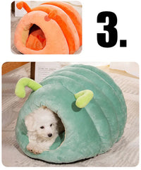 Winter Cozy Pet House Dogs Soft Nest Kennel Sleeping Cave Cat Dog Puppy Warm Thickening Tents Bed Nest Dog Nest Warm Plush Warm