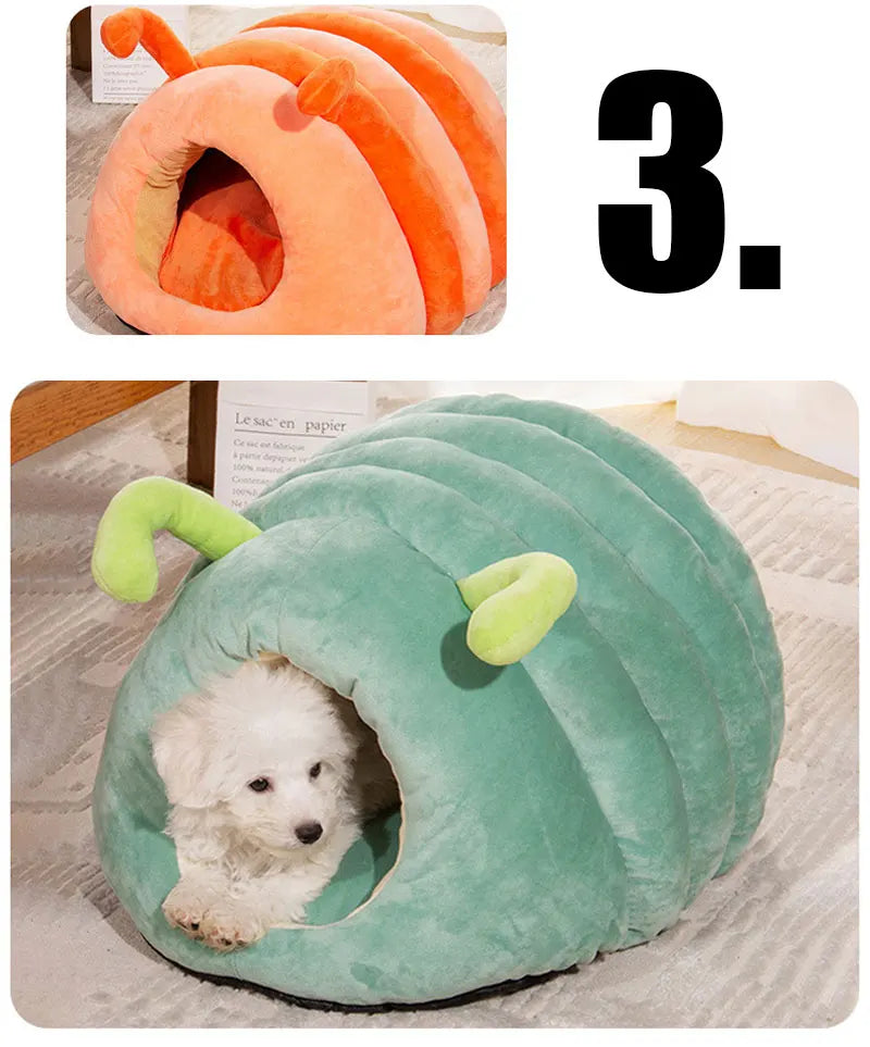 Winter Cozy Pet House Dogs Soft Nest Kennel Sleeping Cave Cat Dog Puppy Warm Thickening Tents Bed Nest Dog Nest Warm Plush Warm