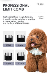 Electric Dog Clippers Professional Pet Hair Trimmer Dogs Grooming Hairdresser Hair Cutter Cat Hair Cutting Remover Machine Kit