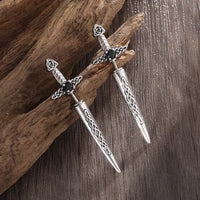 Silver-Plated Carved Flower Drop-Shaped Large Earrings Hypoallergenic Earrings for Women Retro Fashion Casual Party Jewelry
