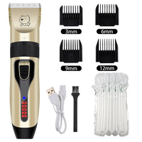 Electric Dog Clippers Professional Pet Hair Trimmer Dogs Grooming Hairdresser Hair Cutter Cat Hair Cutting Remover Machine Kit