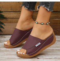 Women's Sandals Casual Heels Sandals Summer Woman Shoes Luxury Slippers Heeled Sandals Wedges Shoes Summer Footwear Women 2025