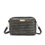 Women Designer Bag One Shoulder Crossbody Bags Fashion Straw Woven Summer Bohemia Beach Bag Small Solid Mobile Phone Coin Purse
