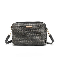 Women Designer Bag One Shoulder Crossbody Bags Fashion Straw Woven Summer Bohemia Beach Bag Small Solid Mobile Phone Coin Purse