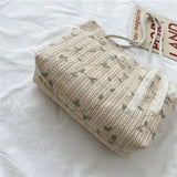 Women Handbag Lace Ins Straw Multi-purpose Single Shoulder Bag Female Fashion Large Capacity Hand Woven Totes for Ladies