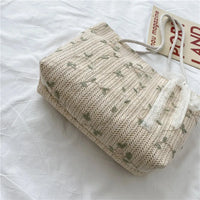 Women Handbag Lace Ins Straw Multi-purpose Single Shoulder Bag Female Fashion Large Capacity Hand Woven Totes for Ladies
