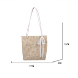 Women Handbag Lace Ins Straw Multi-purpose Single Shoulder Bag Female Fashion Large Capacity Hand Woven Totes for Ladies