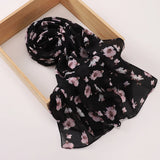 Newest Floral Printed Chiffon Scar