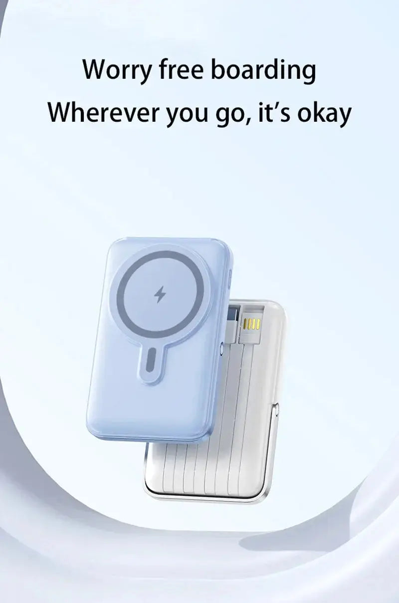 Xiaomi 22.5W 200000mAh Magnetic Wireless Charger Power Bank with Phone Holder PowerBank For iPhone Samsung Huawei Fast Charging