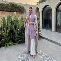 Shiny Party Abaya Ramadan Eid Batwing Satin Open Kimono Dubai Luxury Muslim Damen Abayas For Women Kaftan Dress Islamic Clothing